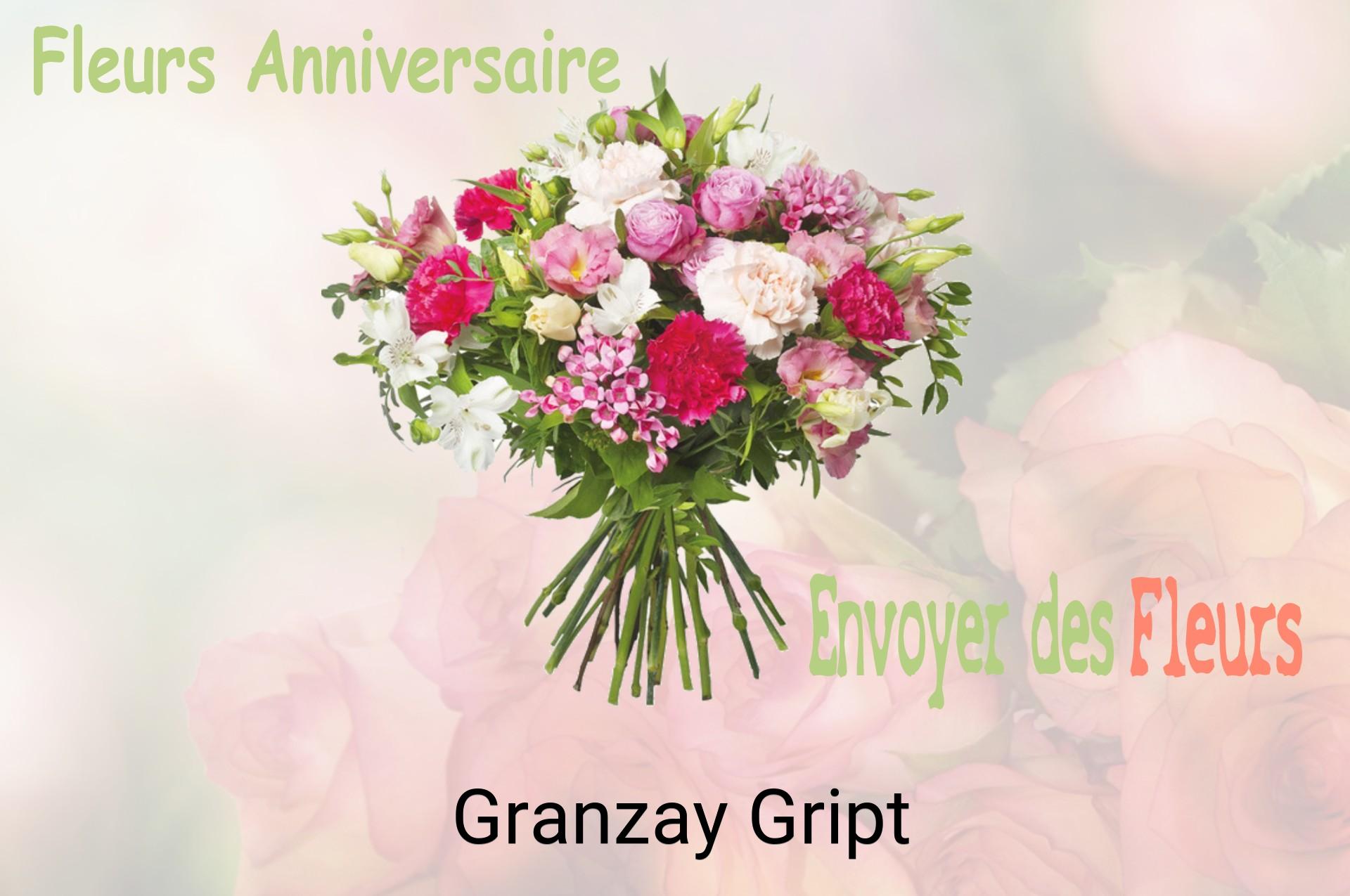 Bouquet de fleurs d’anniversaire livré à Granzay-Gript