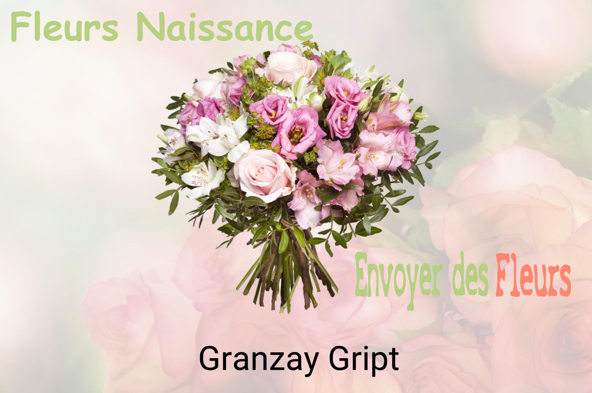 Bouquet de fleurs de naissance livré à Granzay-Gript